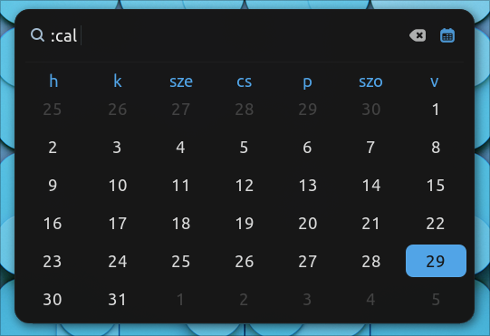 Launcher Calendar